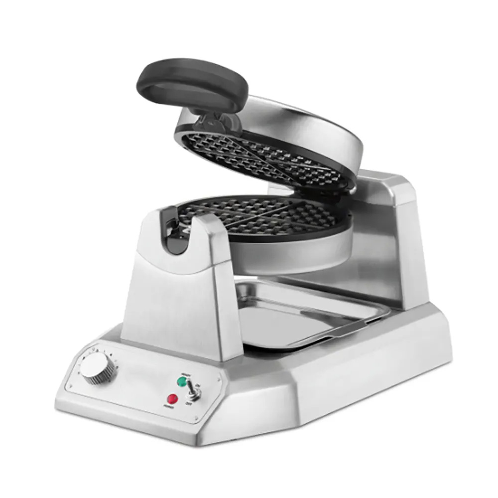 Single Classic American Waffle Maker w/ Cast Aluminum Grids